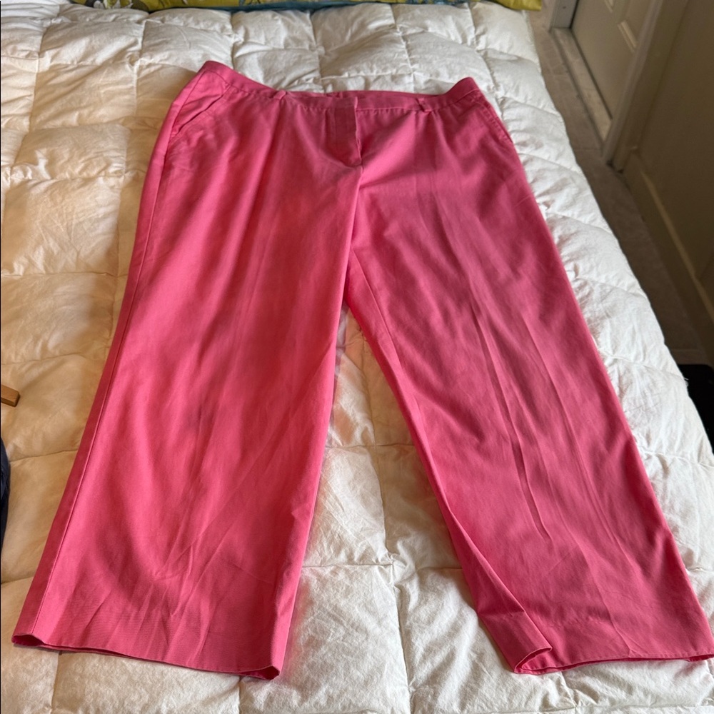 Pink Brooks Brothers pants size 12